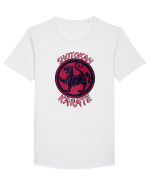 Shotokan Karate Tricou mânecă scurtă guler larg Bărbat Skater