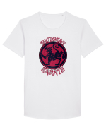 Shotokan Karate Tricou mânecă scurtă guler larg Bărbat Skater