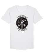 Shotokan Karate Tricou mânecă scurtă guler larg Bărbat Skater