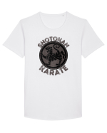 Shotokan Karate Tricou mânecă scurtă guler larg Bărbat Skater