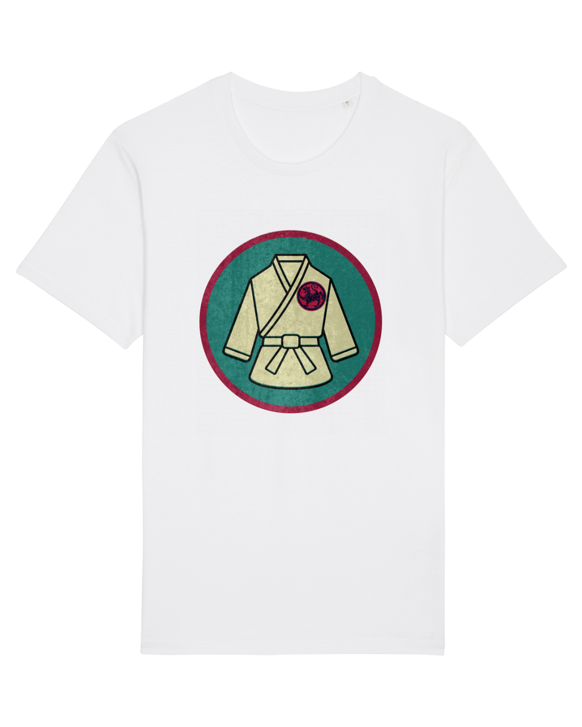 Tricou mânecă scurtă Unisex Rocker White