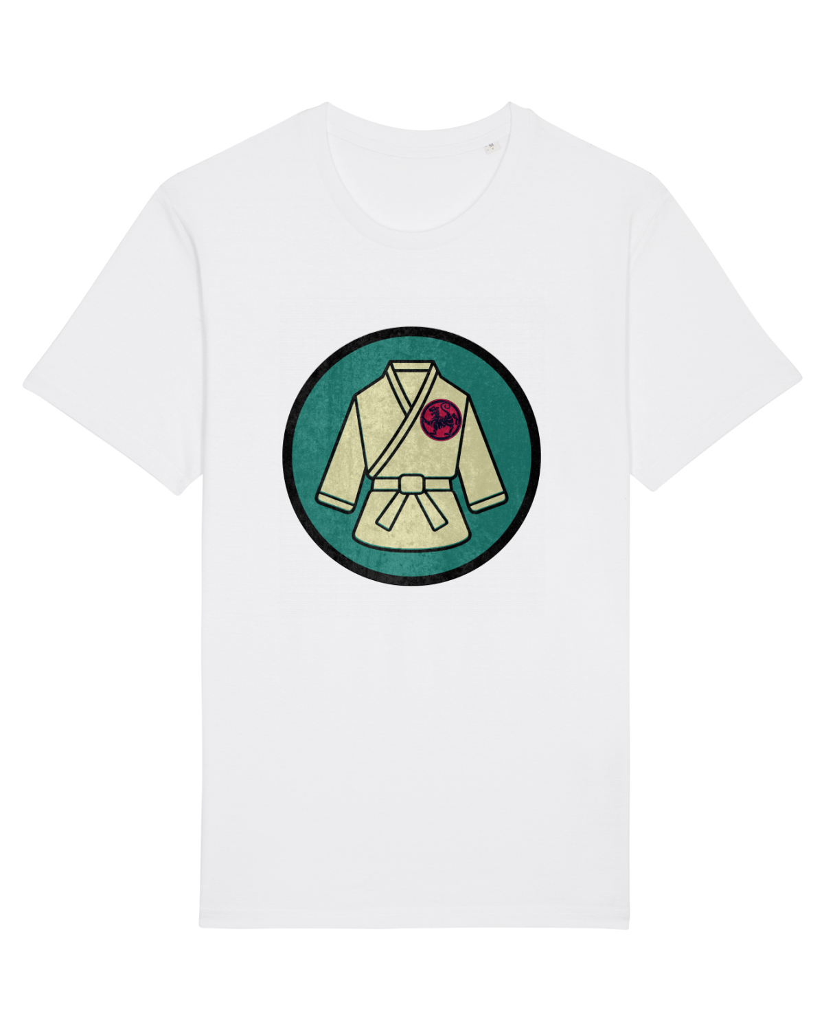 Tricou mânecă scurtă Unisex Rocker White