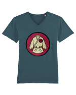 Shotokan Karate Tricou mânecă scurtă guler V Bărbat Presenter