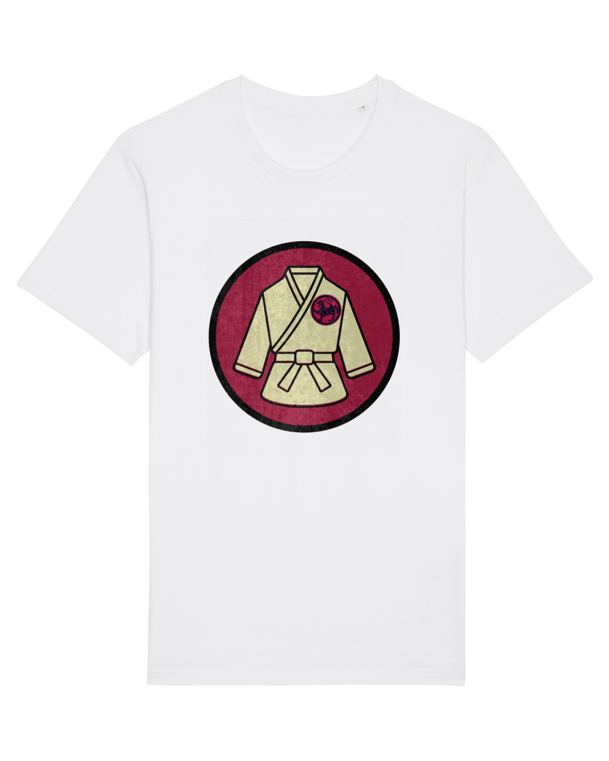 Tricou mânecă scurtă Unisex Rocker White