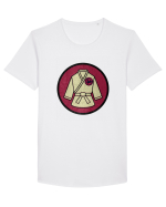 Shotokan Karate Tricou mânecă scurtă guler larg Bărbat Skater