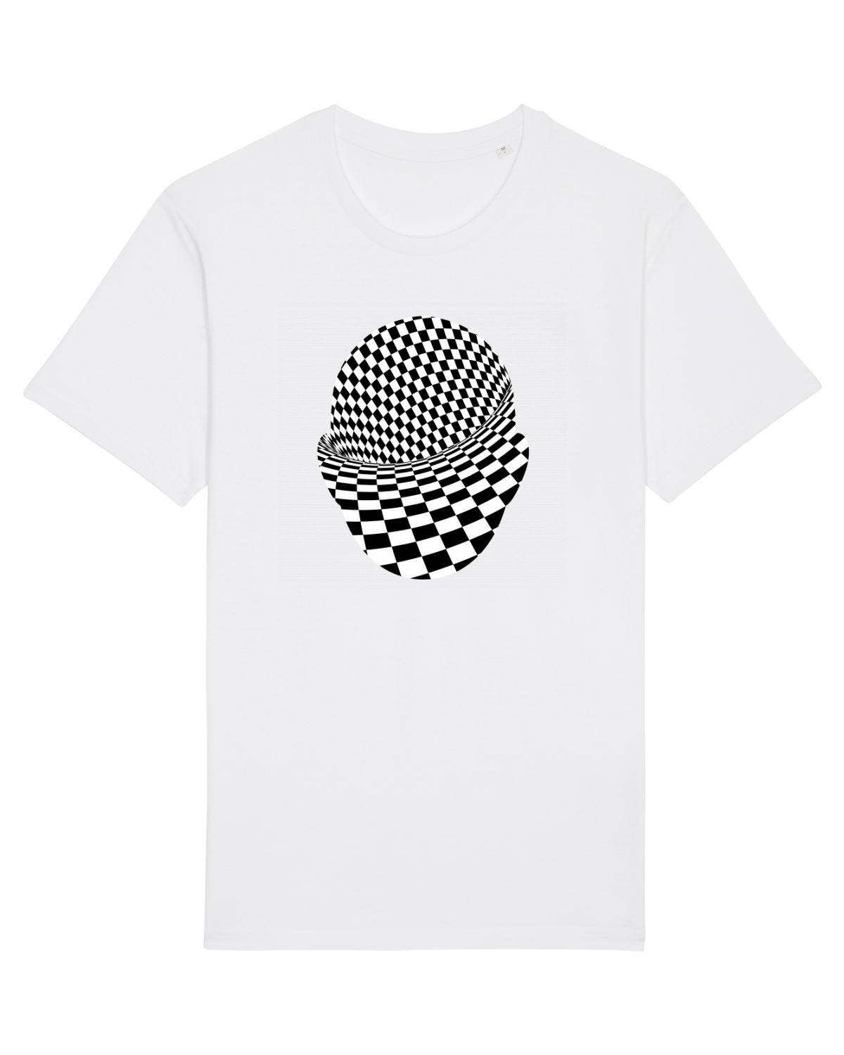 Tricou mânecă scurtă Unisex Rocker White