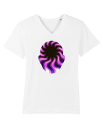 Psychedelic Man  Tricou mânecă scurtă guler V Bărbat Presenter