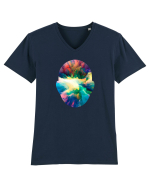 Psychedelic Man  Tricou mânecă scurtă guler V Bărbat Presenter