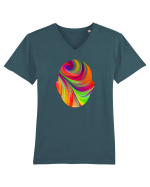 Psychedelic Man  Tricou mânecă scurtă guler V Bărbat Presenter