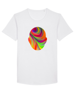 Psychedelic Man  Tricou mânecă scurtă guler larg Bărbat Skater