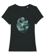 Psychedelic Man  Tricou mânecă scurtă guler larg fitted Damă Expresser