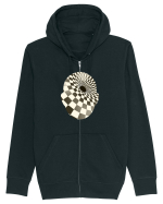 Psychedelic Man  Hanorac cu fermoar Unisex Connector