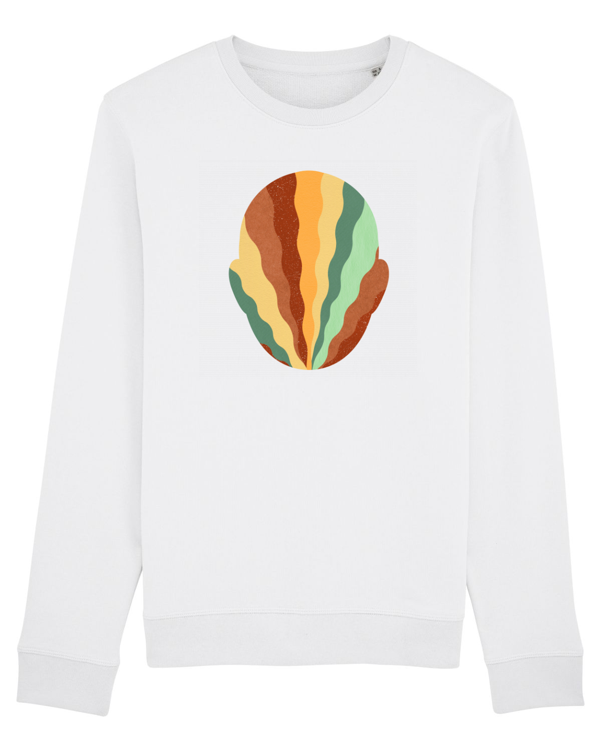 Bluză mânecă lungă Unisex Rise White