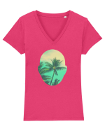 Summer In My Mind Tricou mânecă scurtă guler V Damă Evoker