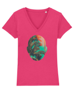 Summer In My Mind Tricou mânecă scurtă guler V Damă Evoker