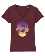 Summer In My Mind Tricou mânecă scurtă guler V Damă Evoker