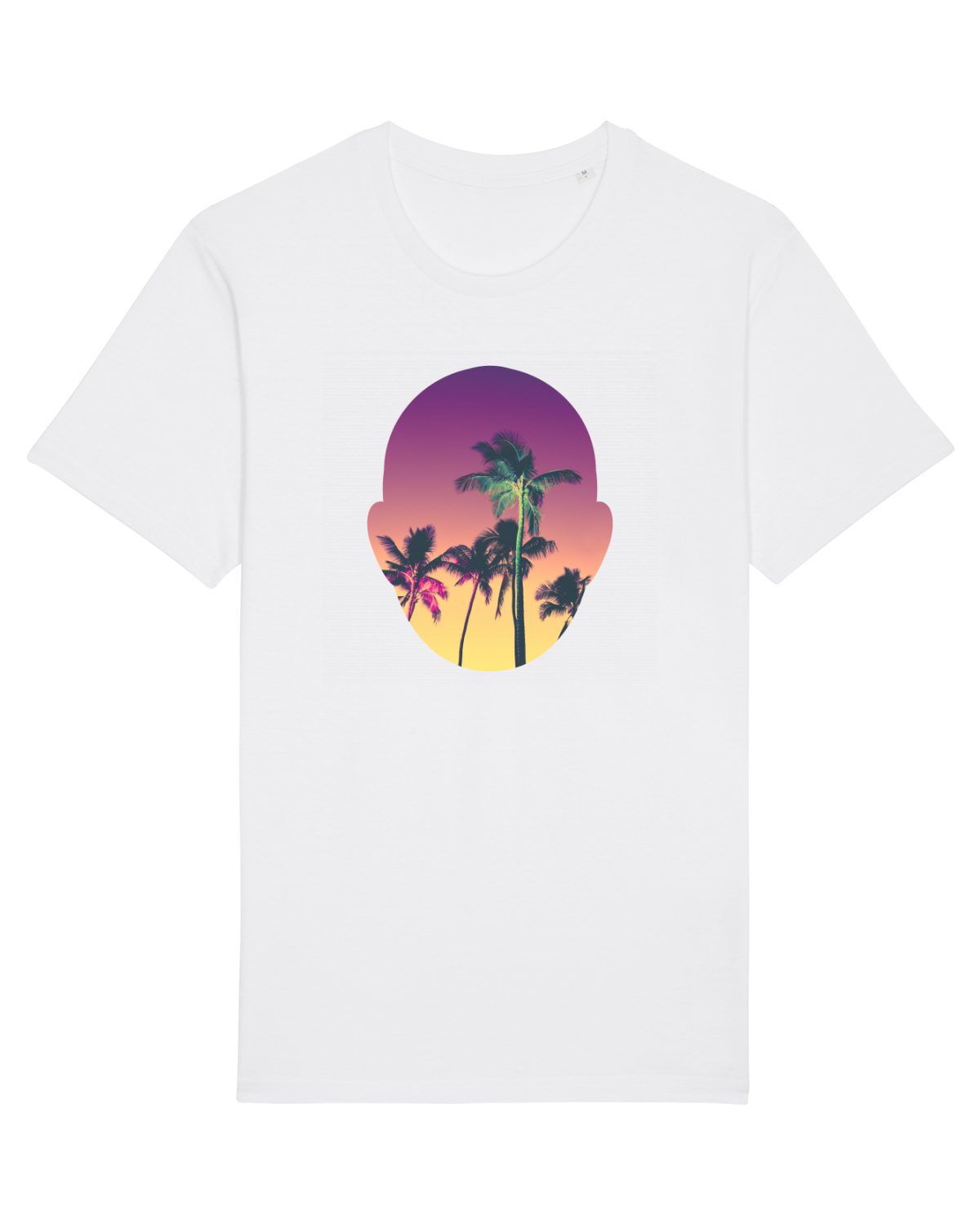 Tricou mânecă scurtă Unisex Rocker White