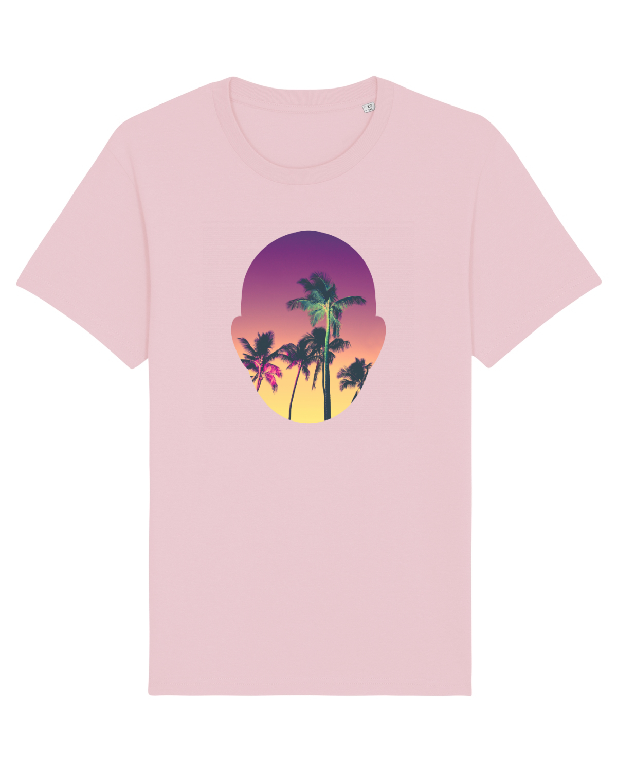 Tricou mânecă scurtă Unisex Rocker Cotton Pink