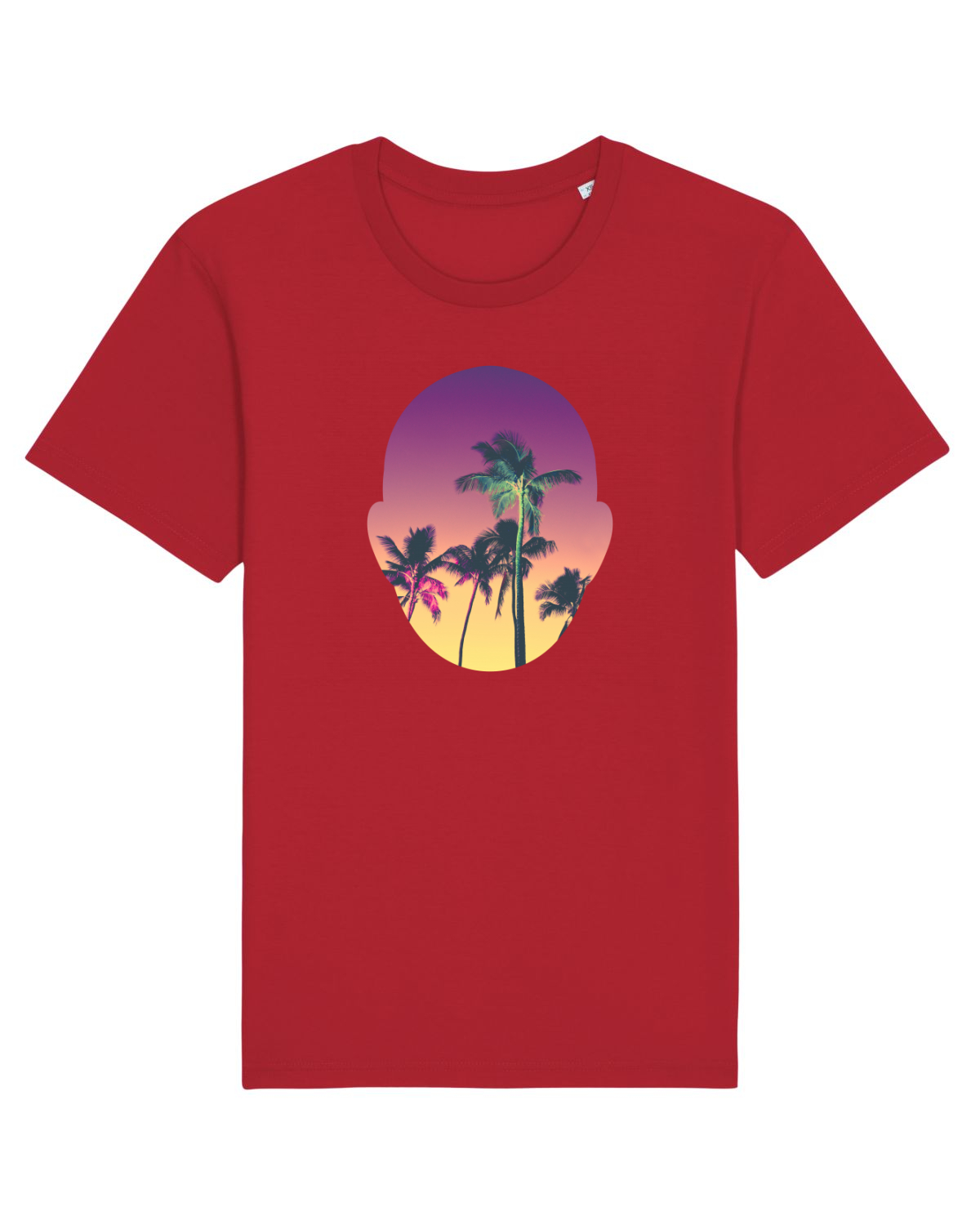 Tricou mânecă scurtă Unisex Rocker Red
