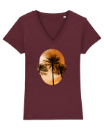 Summer In My Mind Tricou mânecă scurtă guler V Damă Evoker