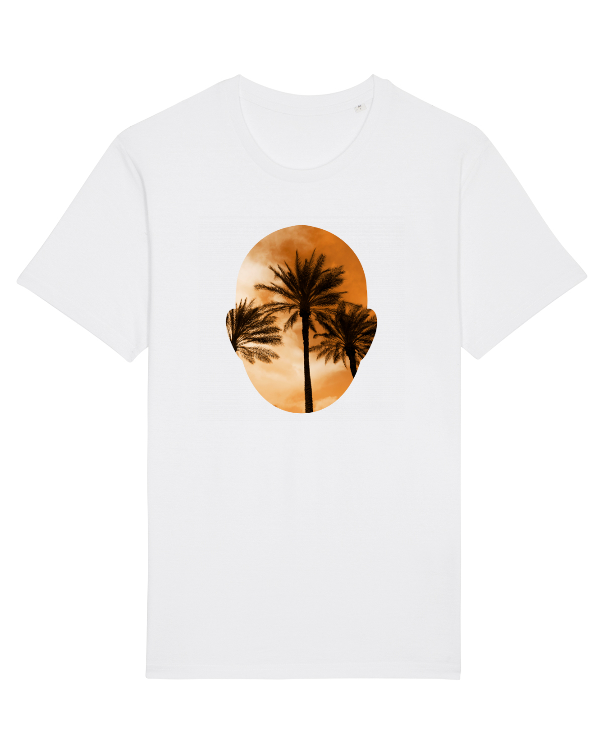Tricou mânecă scurtă Unisex Rocker White