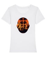 Summer In My Mind Tricou mânecă scurtă guler larg fitted Damă Expresser