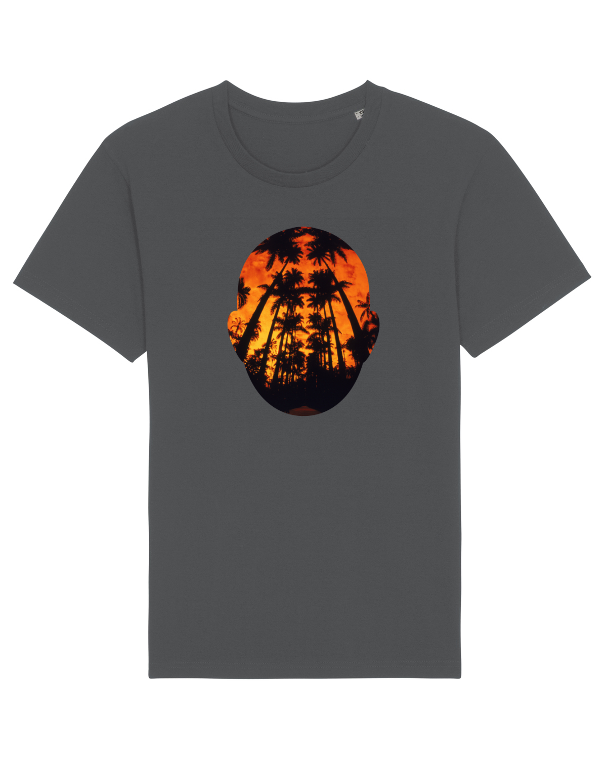 Tricou mânecă scurtă Unisex Rocker Anthracite