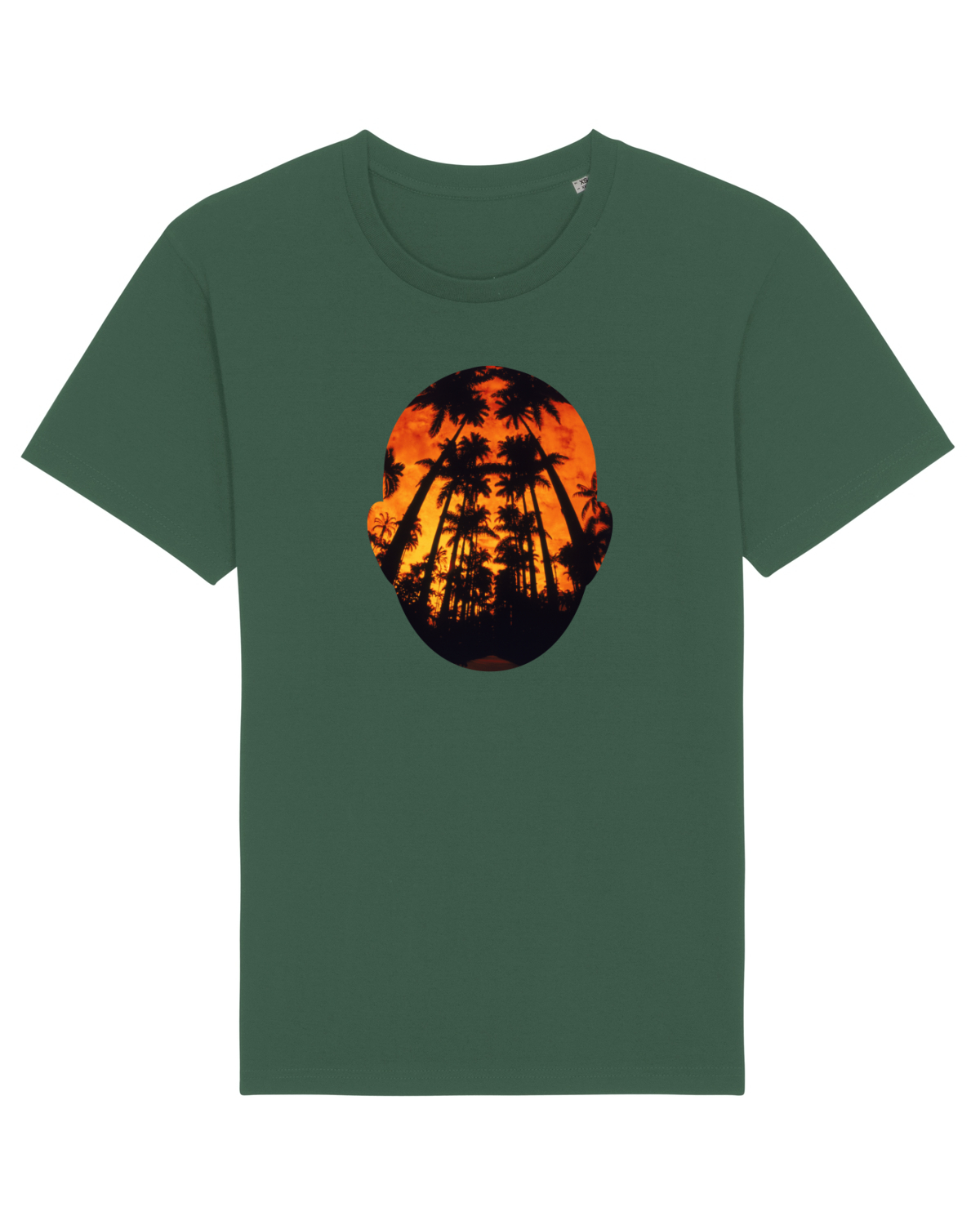 Tricou mânecă scurtă Unisex Rocker Bottle Green