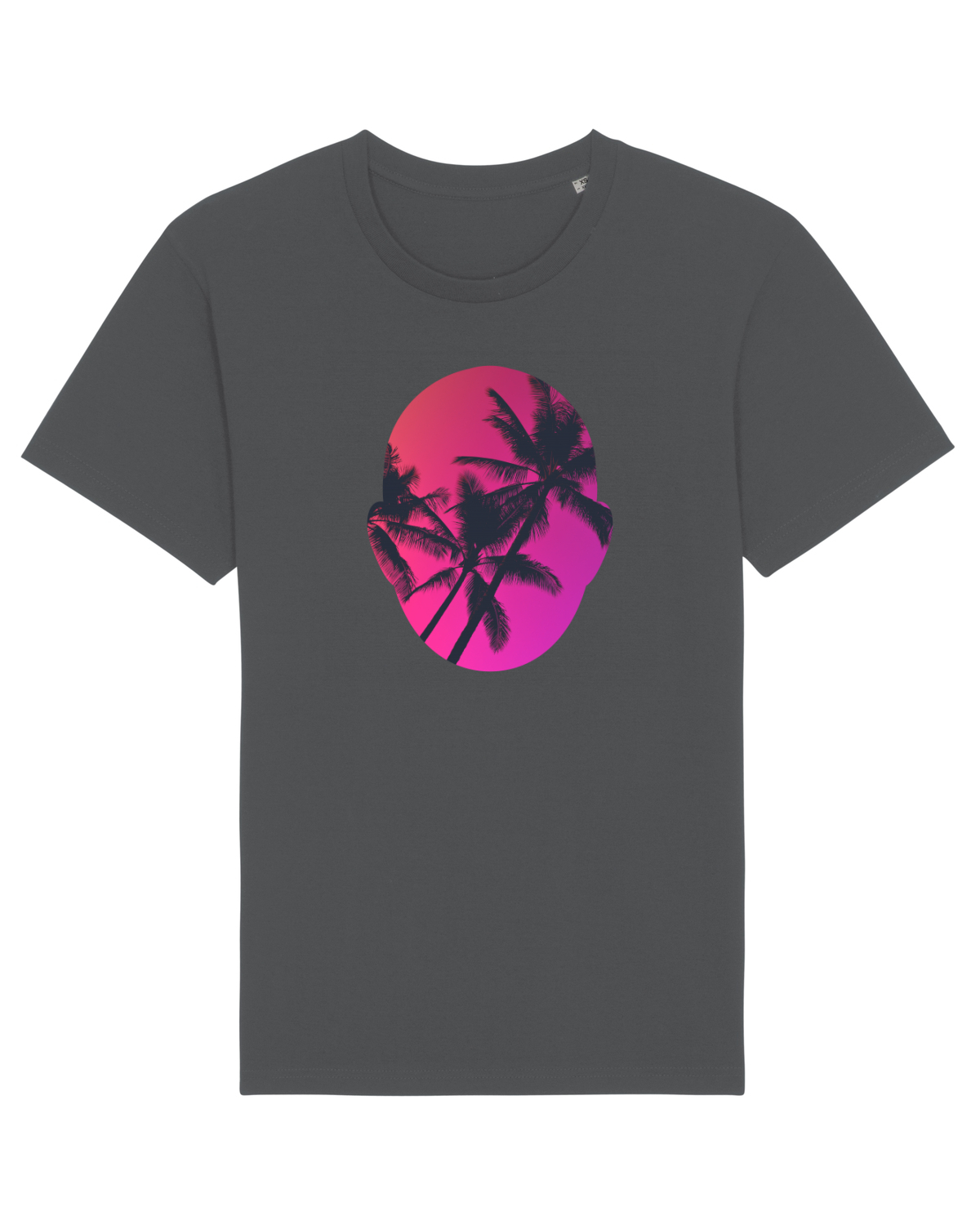 Tricou mânecă scurtă Unisex Rocker Anthracite