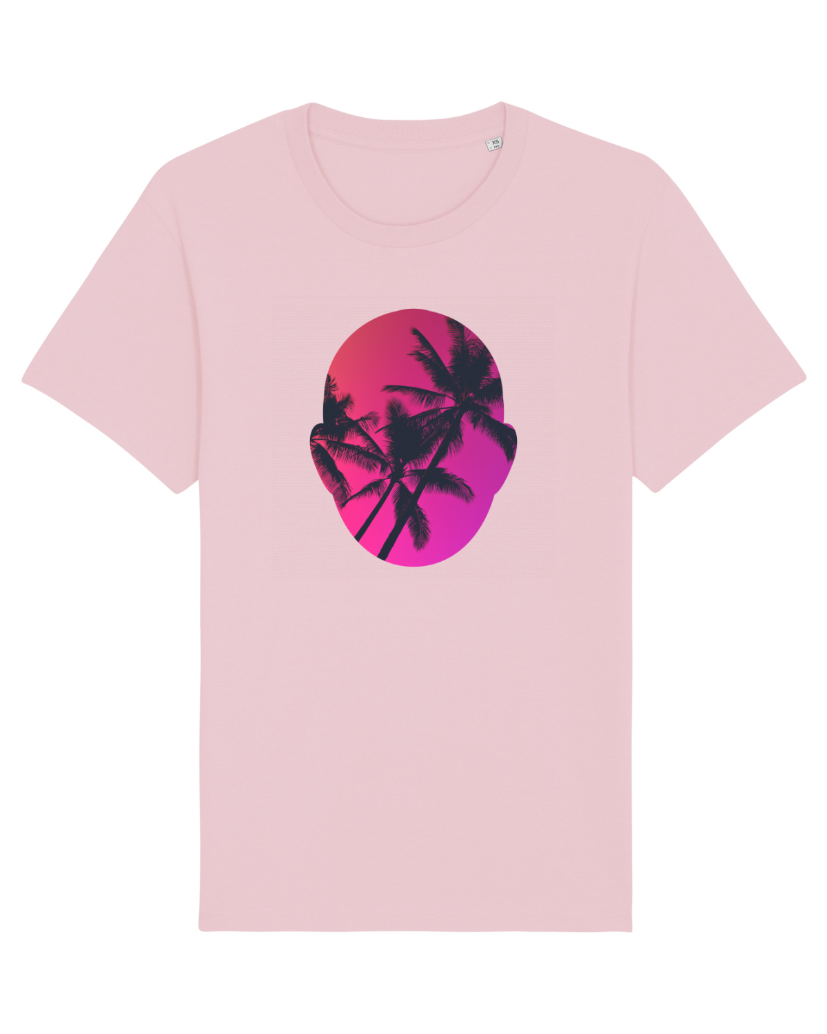 Tricou mânecă scurtă Unisex Rocker Cotton Pink
