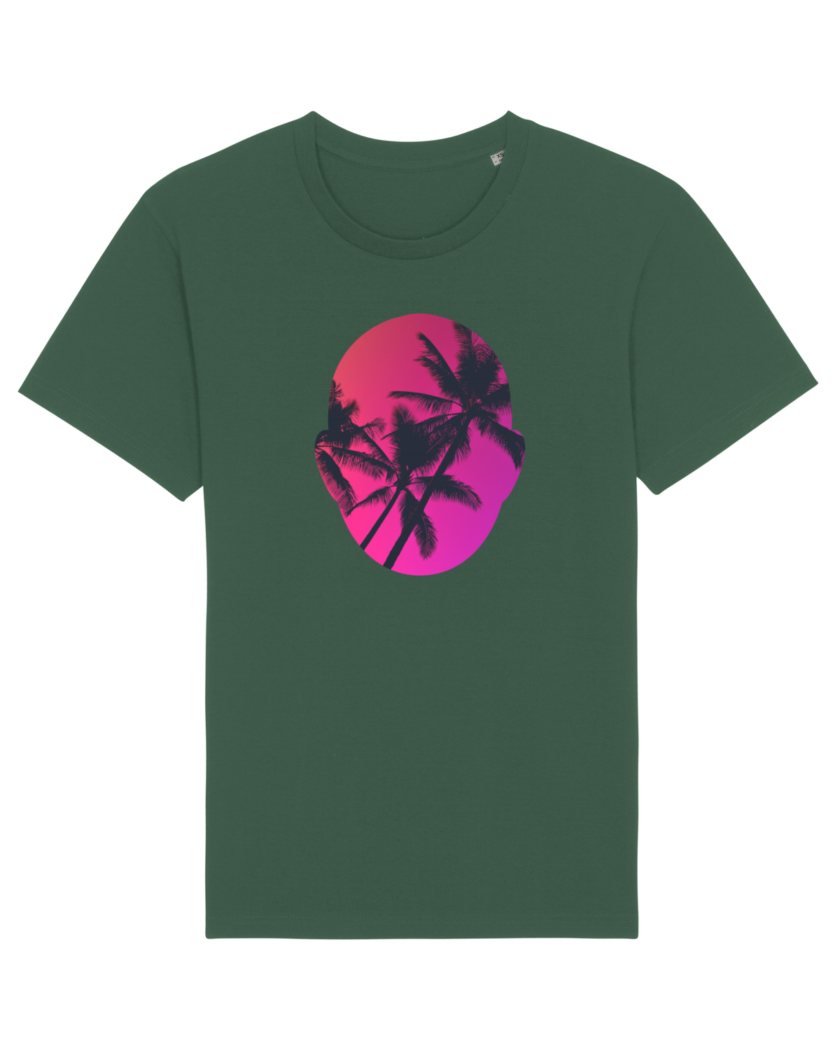 Tricou mânecă scurtă Unisex Rocker Bottle Green
