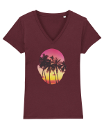 Summer In My Mind Tricou mânecă scurtă guler V Damă Evoker