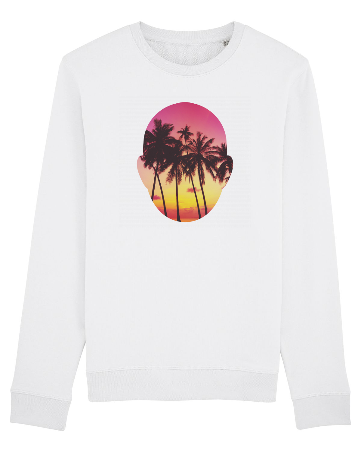 Bluză mânecă lungă Unisex Rise White