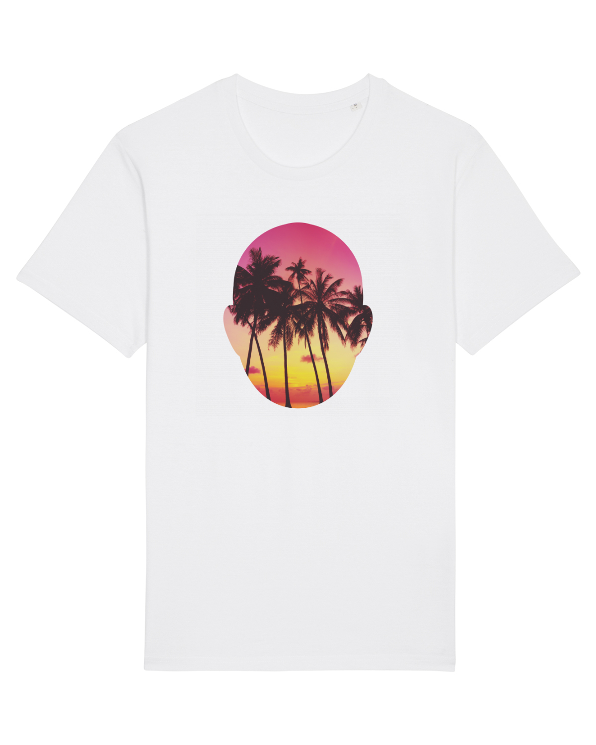 Tricou mânecă scurtă Unisex Rocker White