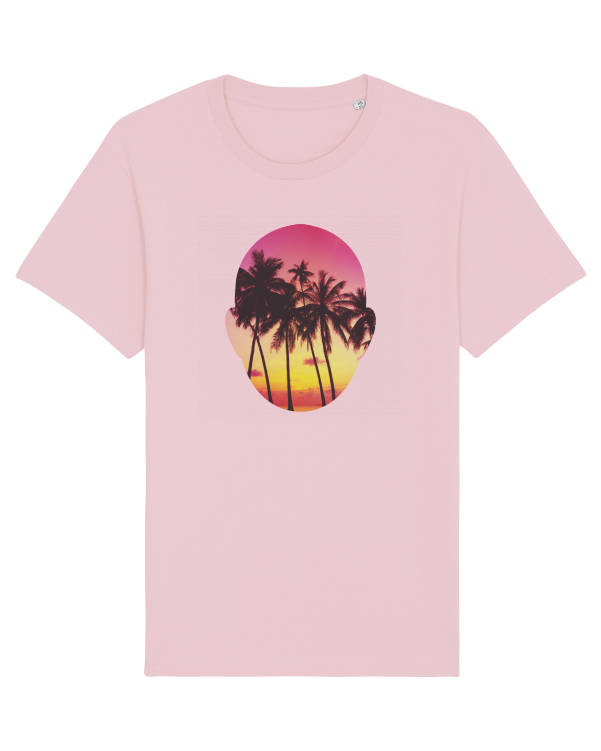 Tricou mânecă scurtă Unisex Rocker Cotton Pink