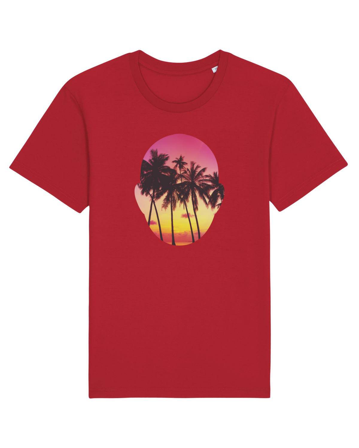 Tricou mânecă scurtă Unisex Rocker Red