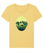 Summer In My Mind Tricou mânecă scurtă guler larg fitted Damă Expresser
