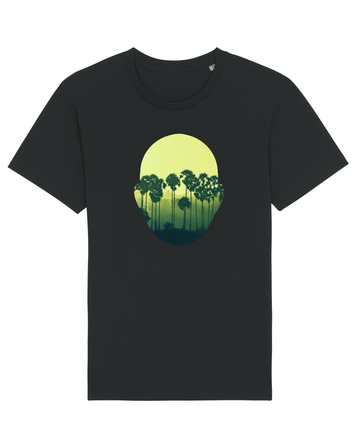 Tricou mânecă scurtă Unisex Rocker Black