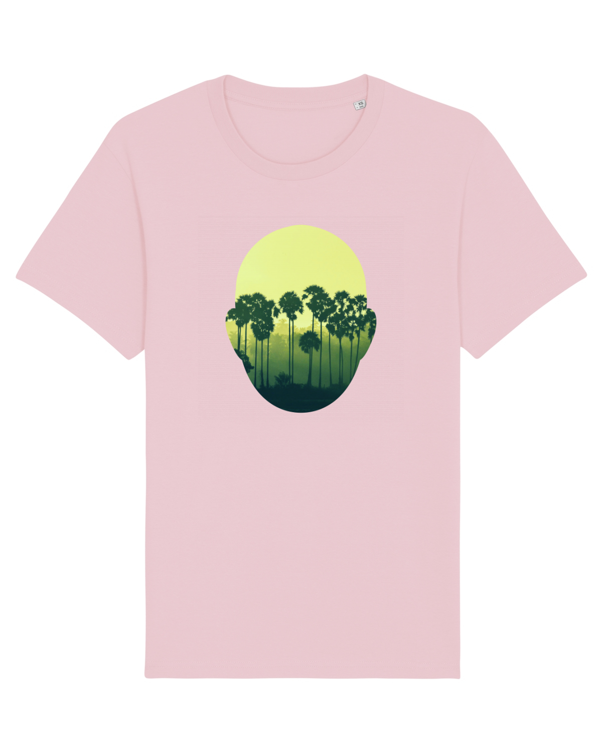Tricou mânecă scurtă Unisex Rocker Cotton Pink
