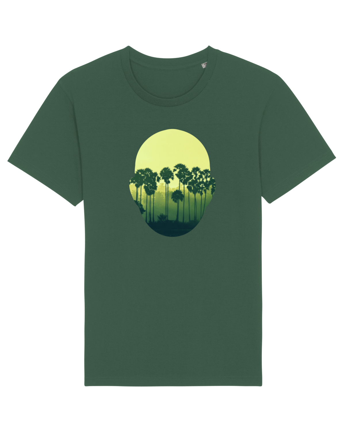 Tricou mânecă scurtă Unisex Rocker Bottle Green
