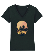 Summer In My Mind Tricou mânecă scurtă guler V Damă Evoker