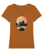 Summer In My Mind Tricou mânecă scurtă guler larg fitted Damă Expresser