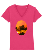 Summer In My Mind Tricou mânecă scurtă guler V Damă Evoker