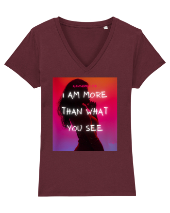 I am more than what you see Burgundy