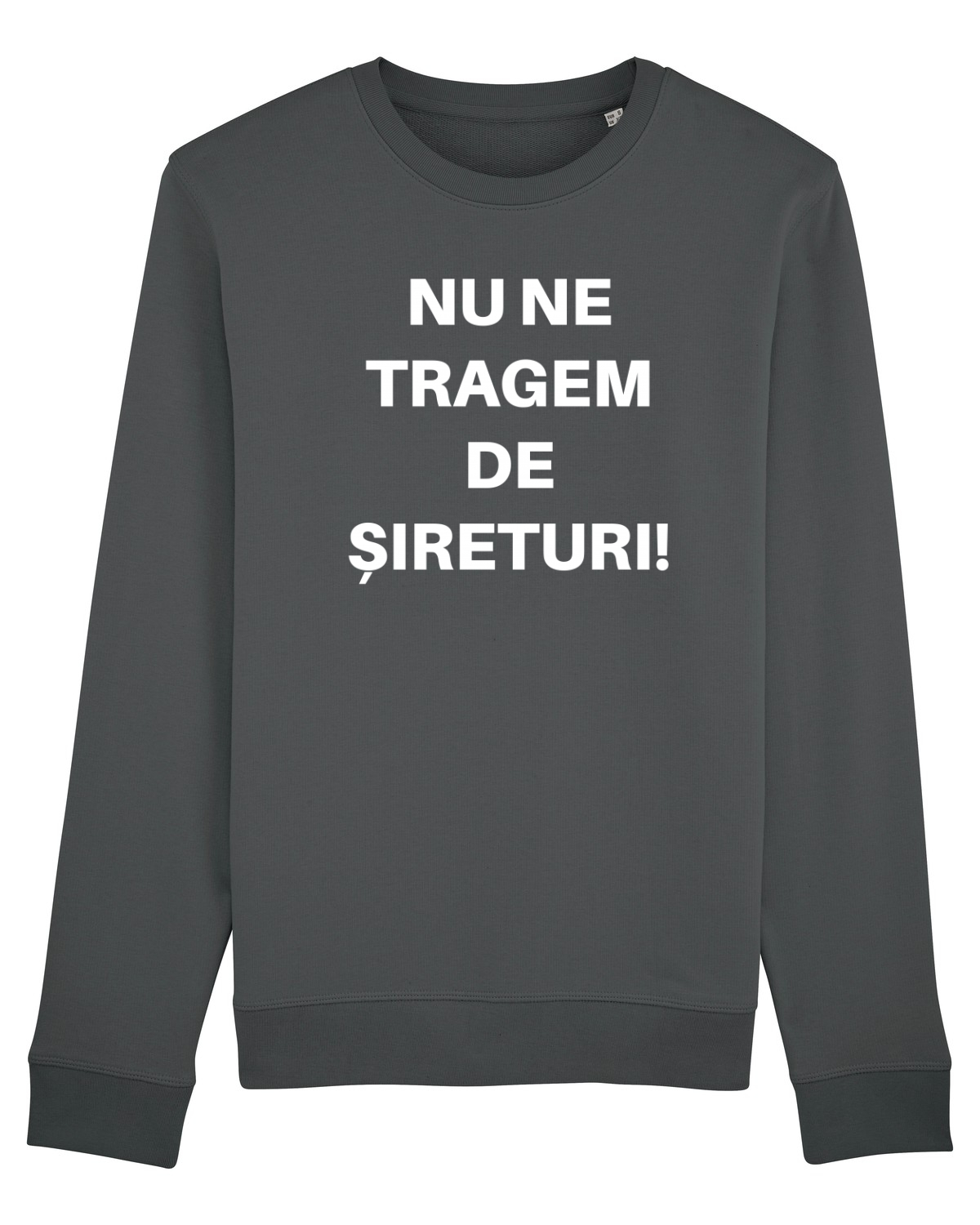 Bluză mânecă lungă Unisex Rise Anthracite