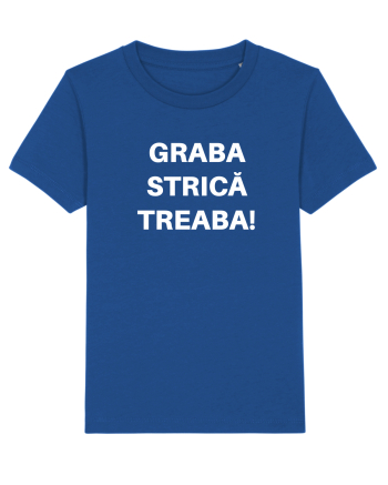 GRABA STRICA TREABA Majorelle Blue