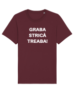 GRABA STRICA TREABA Tricou mânecă scurtă Unisex Rocker