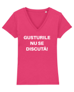GUSTURILE NU SE DISCUTA Tricou mânecă scurtă guler V Damă Evoker