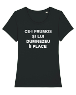 FRUMOS Tricou mânecă scurtă guler larg fitted Damă Expresser