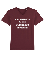 FRUMOS Tricou mânecă scurtă guler V Bărbat Presenter